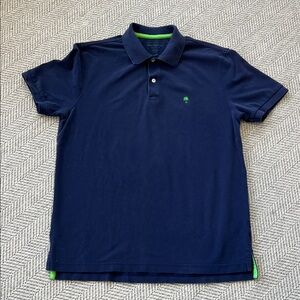 Lilly Pulitzer Navy and Green Polo Shirt